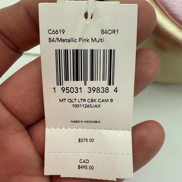 Coach Metallic Color Block‎ Quilted Leather Small Camera Crossbody Bag Purse NWT - Picture 10 of 13